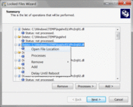 Locked Files Wizard screenshot